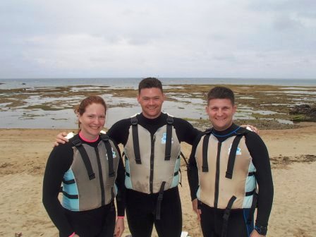 KAYAKING AND SNORKELING WITH THE MARINES