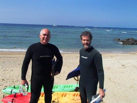 Norman and Richard in MALIBU BEACH