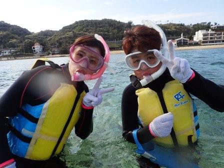 サキちゃん＆お母さんのシュノーケルとSUP！！！