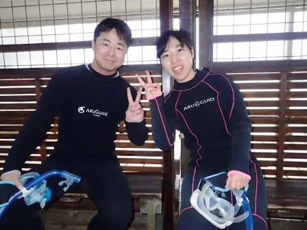 コウイチさん＆マリコさんのシュノーケルツアー！！