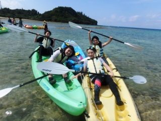 🌻仲良し女子４人組のカヤックツアー🌻