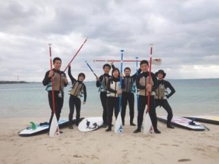 TEAM ARATAの皆さん、SUPに挑戦！！