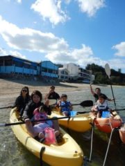 リクくん・サクくん・ミクちゃんカヤックの冒険🚣