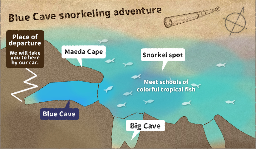 Blue Cave snorkeling adventure