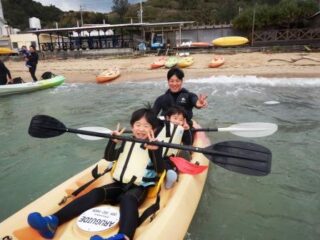 パパとたくさん漕いだね🚣