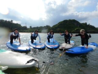 🌟仲良しファミリーはじめてのSUPにチャレンジッ🏄