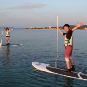 We will reach the best point to observe the sunset. You can lay down on the SUP and enjoy the sky or jump in the ocean. Let's relax and enjoy!!!